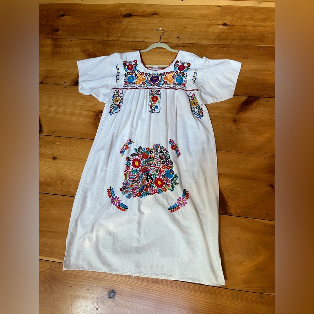Hand Embroidered Dress from Mexico